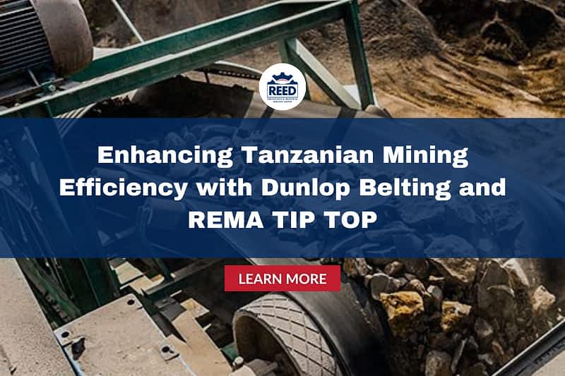 Dunlop belting, rema tip top, Mining industry tanzania
